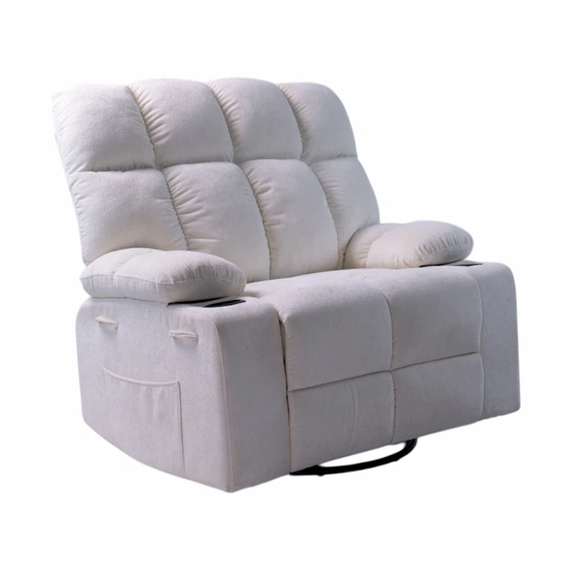 Cream Rocking Recliner