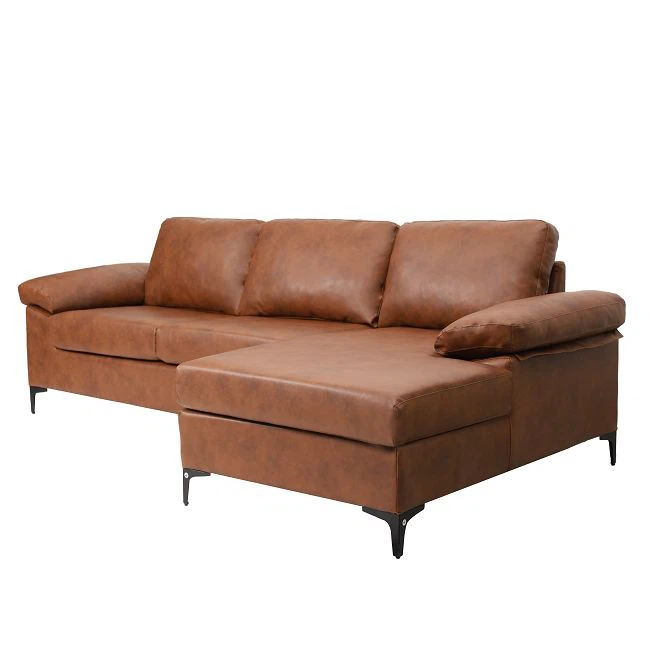 Canapé d'extérieur en métal avec coussins